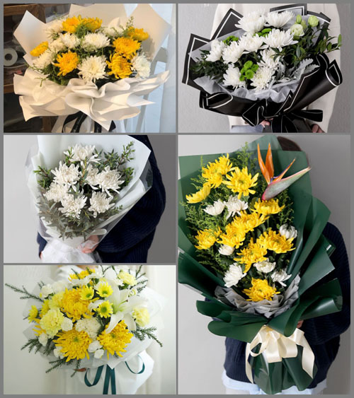广东梅州市五华县华阳镇陂坑村白事花束代送